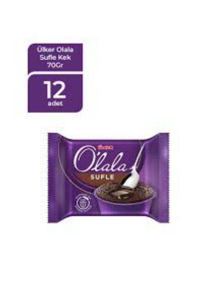 Adsız tasarım - 2025-04-02T141830.314 ÜLKER OLALA SUFLE KEK CIK 70 GR 1*12 - Görsel 1